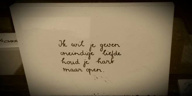 liefde geven, hart openen